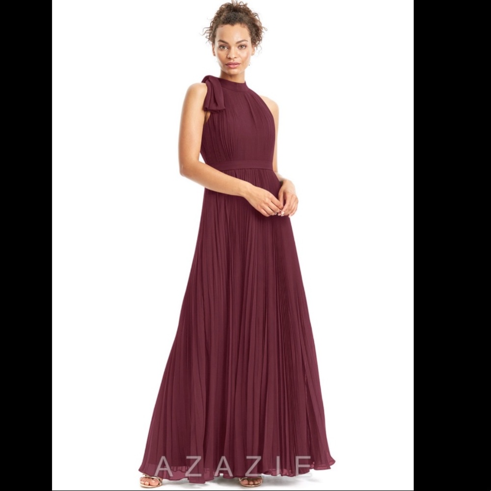Azazie bridesmaid dress - Cabernet ‘Cailyn’ style